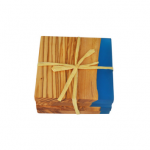 Coaster Blue Resin