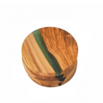 Coaster Green Resin Round - 4